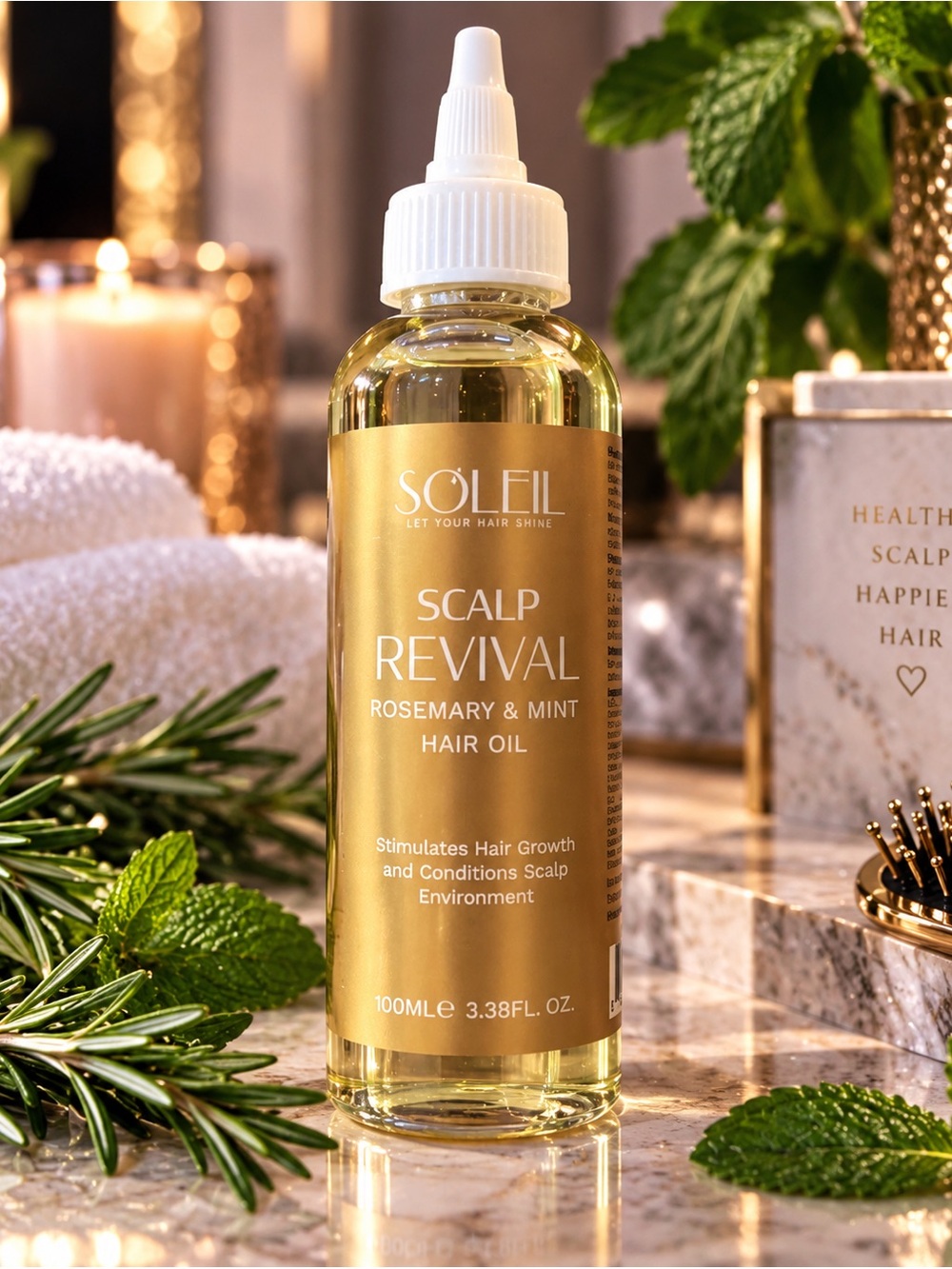 Soleil Scalp Revival Rosemary & Mint Hair Oil